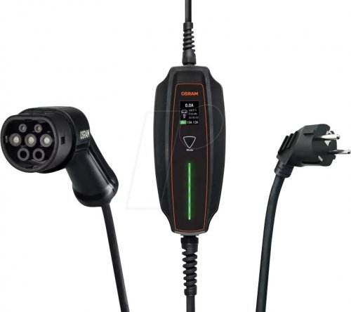 Cargador BATTERYcharge, 1,3 - 3,6 kW, 5 m, tipo 2, contacto de p