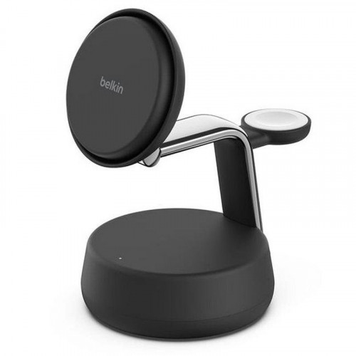 Cargador inalámbrico Belkin WIZ040KQCH UltraCharge Pro 3 en 1 Qi2 25 W negro