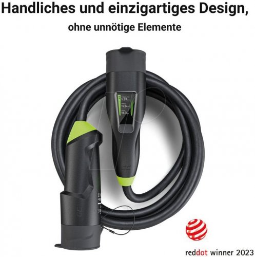Cargador móvil HABU, 11 kW, 7m, 16a