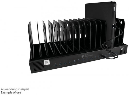 CARGADOR USB, 1000 W, 16X USB-C, PD 3,0, PPS, QC 5, negro