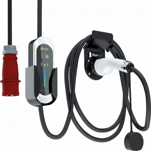 Cargador ZENCAR, 11 kW, 5 m, tipo 2, CEE16