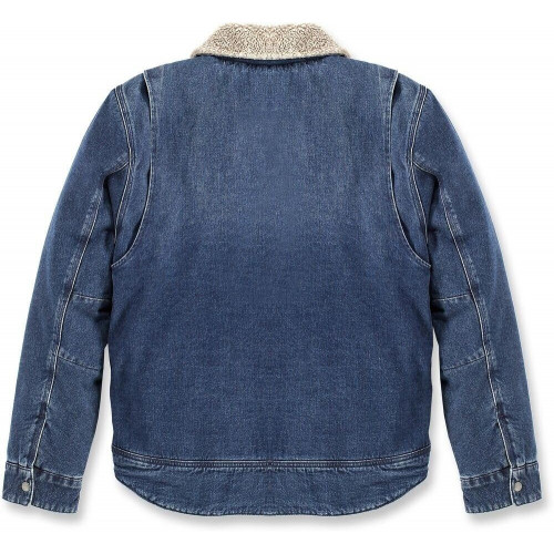 Carhartt Relaxed Fit Denim Sherpa-Lined Jacket (106323) beech