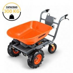 CARRETILLA ELECTRICA BATERIA 100 LITROS 300 KGS 40V/7.5AH TAKUMA