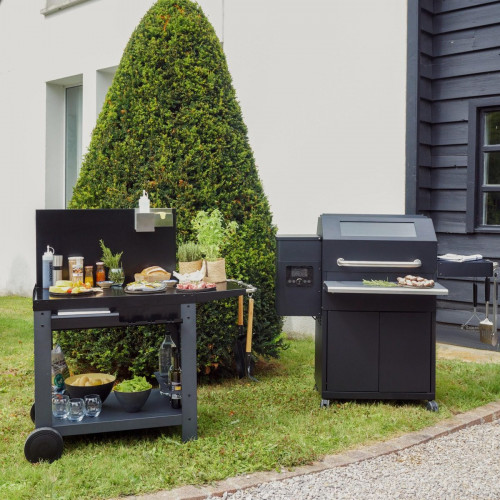 Carro de acero para barbacoa o plancha NATERIAL Ventura 116.5x116.5x63 cm
