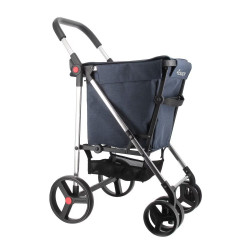 Carro de compra Basket Tweed 4B Rolser Azul marino