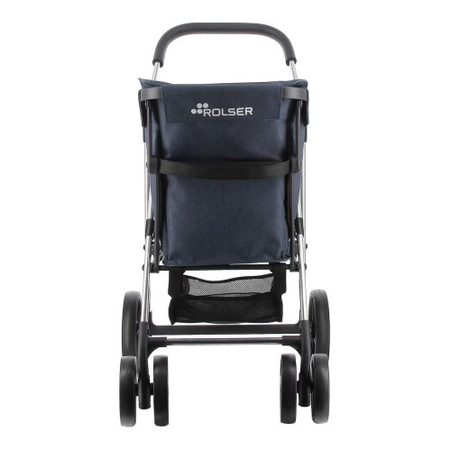 Carro de compra Basket Tweed 4B Rolser Azul marino
