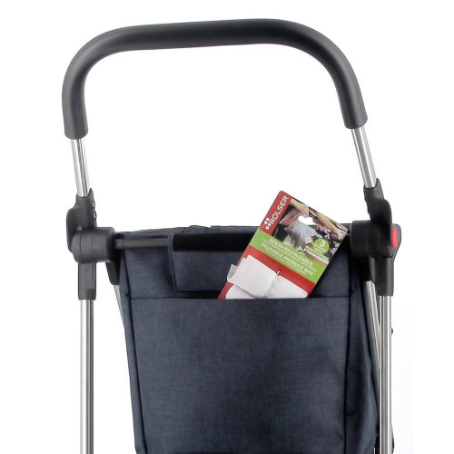 Carro de compra Basket Tweed 4B Rolser Azul marino