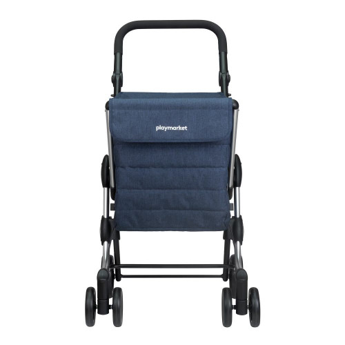 Carro de la compra con tapa We Go Playmarket Azul