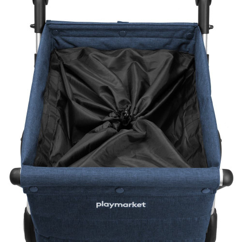 Carro de la compra con tapa We Go Playmarket Azul