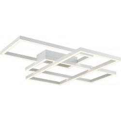 Casa Padrino lámpara de techo LED de diseño blanco 78 x 68 x H. 8 cm