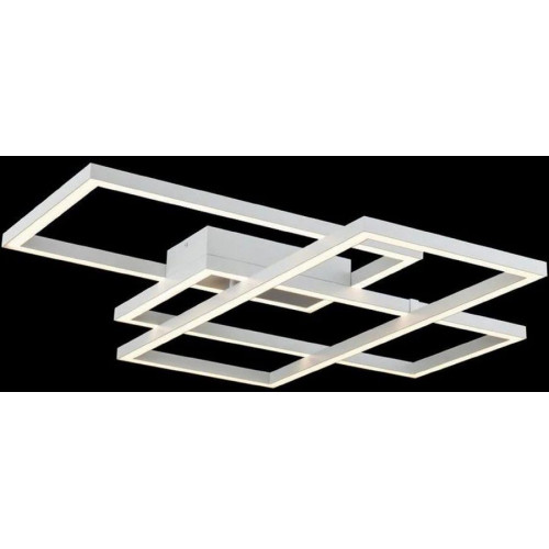 Casa Padrino lámpara de techo LED de diseño blanco 78 x 68 x H. 8 cm