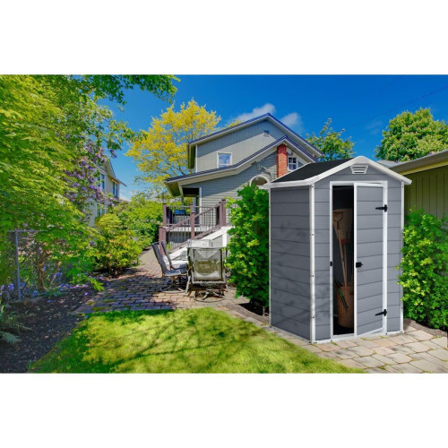 Caseta resina y polipropileno por inyección Manor 4x3 129x196x103 cm y 1,1m2
