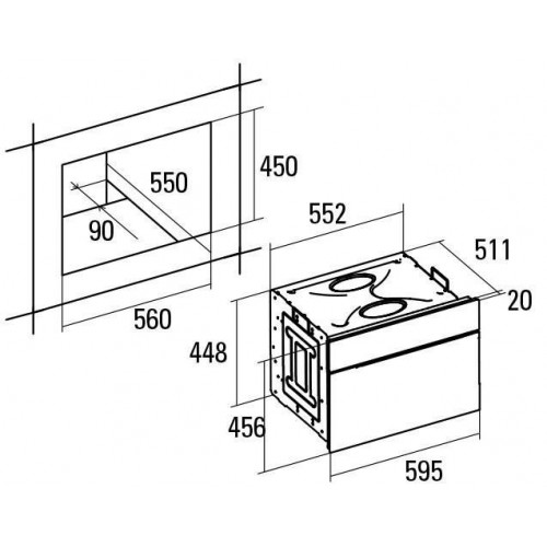 CATA ME 4006 XNOX - Horno Multifunción 40L
