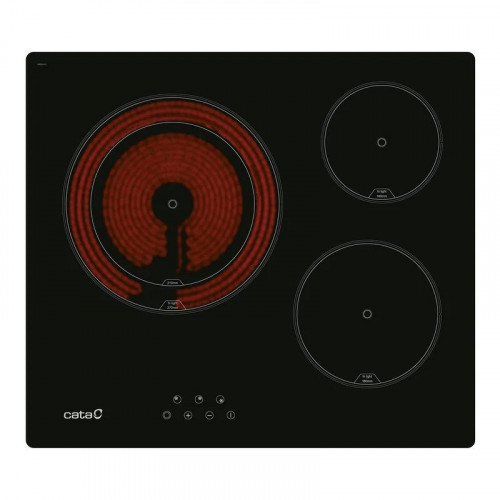 Cata TD 6003 BK Placa Vitrocerámica 3 Zonas 60cm Negra