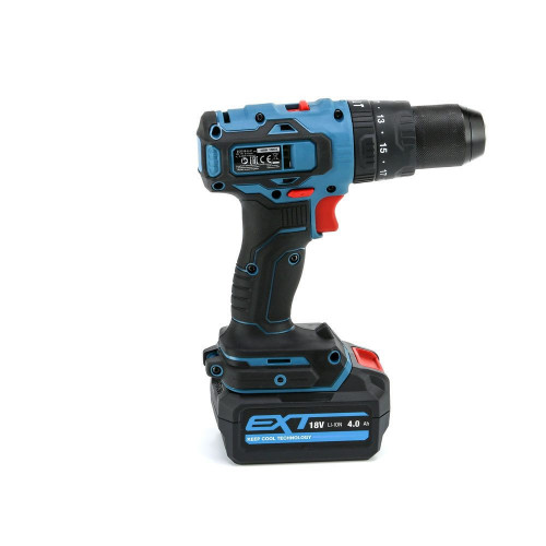 Taladro percutor 18V brushless con batería 4Ah Erbauer