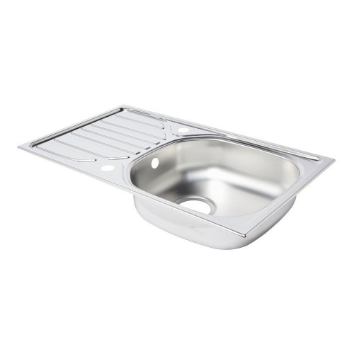 Fregadero inoxidable Turing 1 seno + escurridor 73x43,5cm