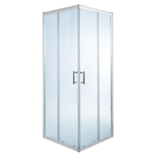Mampara de ducha rectangular transparente 190x100x70cm onega