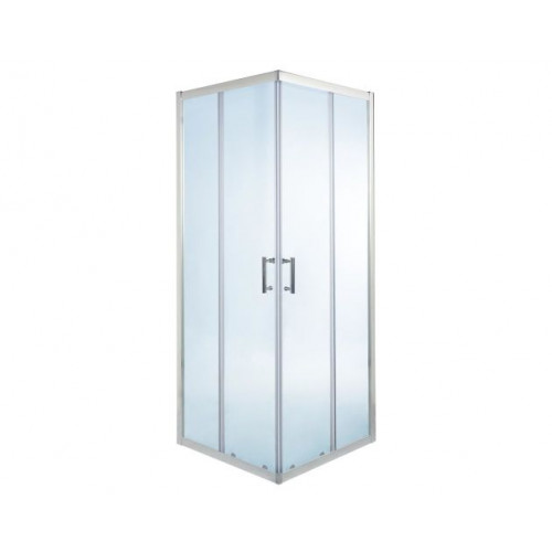 Mampara de ducha rectangular transparente 190x120x70cm onega