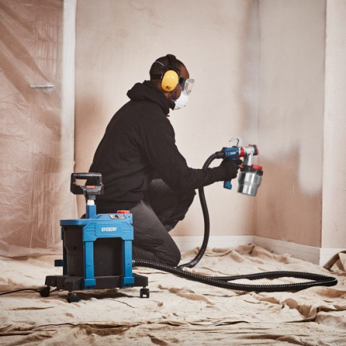 Pistola de pintar 800W hvlp telescópica Erbauer