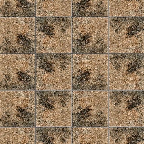 Suelo cerámico exterior C3 Caryo marrón 33x33 cm