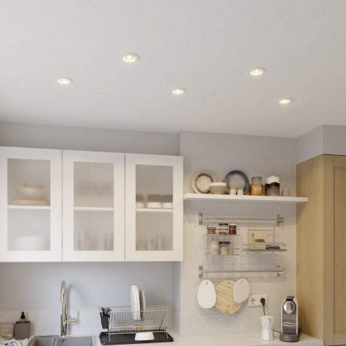 Pack 5 downlight empotrables blanco Cooke & Lewis