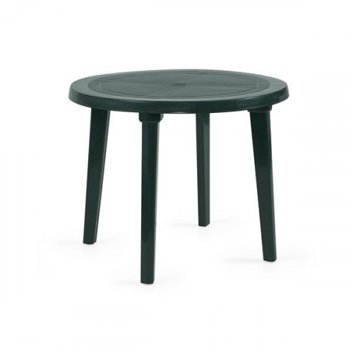 Mesa de jardín redonda verde ø90 cm