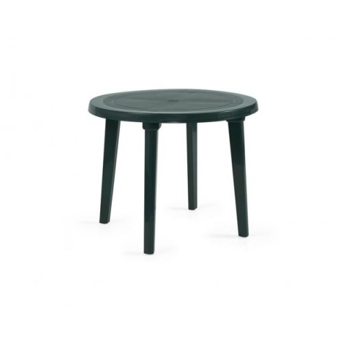 Mesa de jardín redonda verde ø90 cm