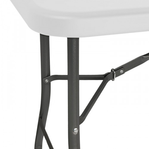 Mesa plegable rectangular para catering blanco 240x74cm Thinia Home