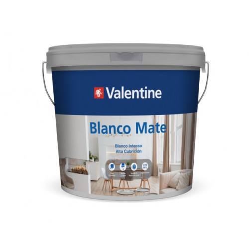 Pintura interior blanca valentine 15l