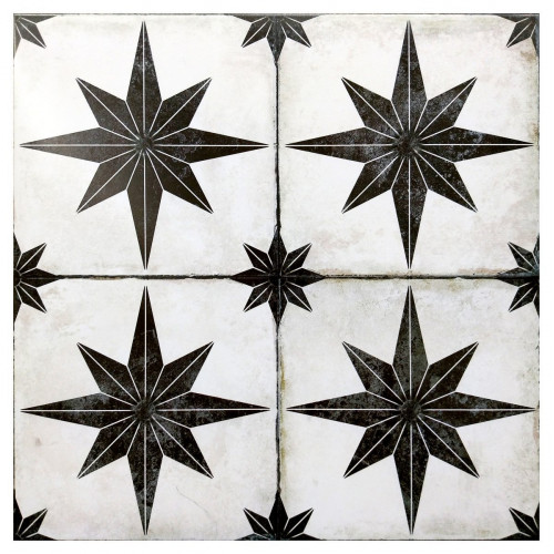 Suelo Star Black 45x45 cm