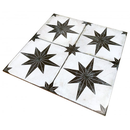 Suelo Star Black 45x45 cm