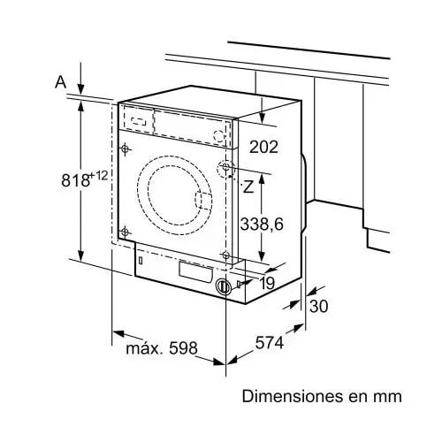 Lavadora carga frontal Bosch WIW24307ES
