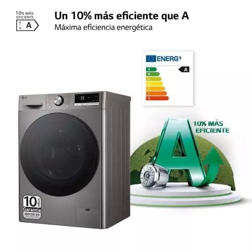 Lavadora carga frontal LG F4WR7010AGS