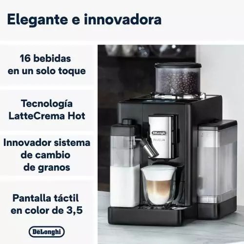 Cafetera Superautomática De'Longhi Rivelia EXAM440.55.B