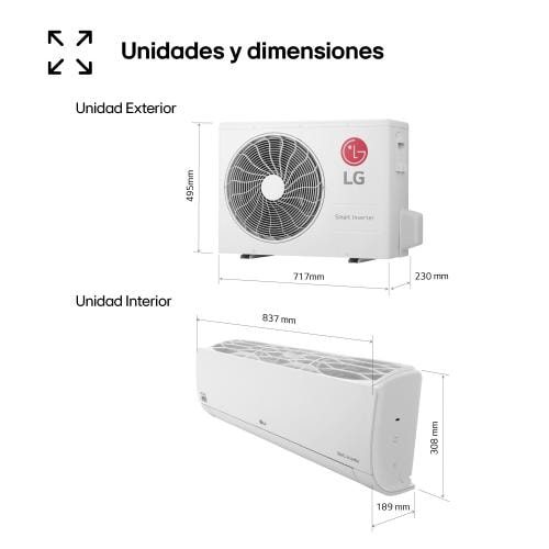 Aire acondicionado split LG REPLACE09XSET