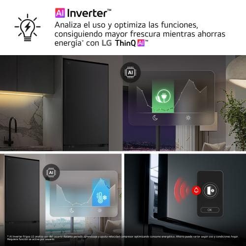 Frigorífico combi LG GBBS322CPY