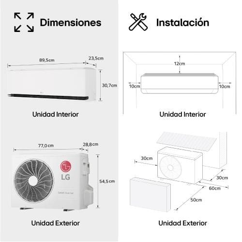 Aire acondicionado Multisplit LG MAGNA99X.SET