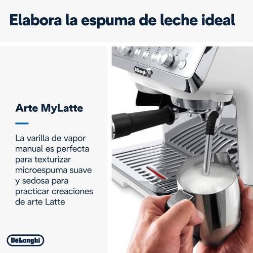 Cafetera DeLonghi Specialista Arte EC9155.W con molinillo