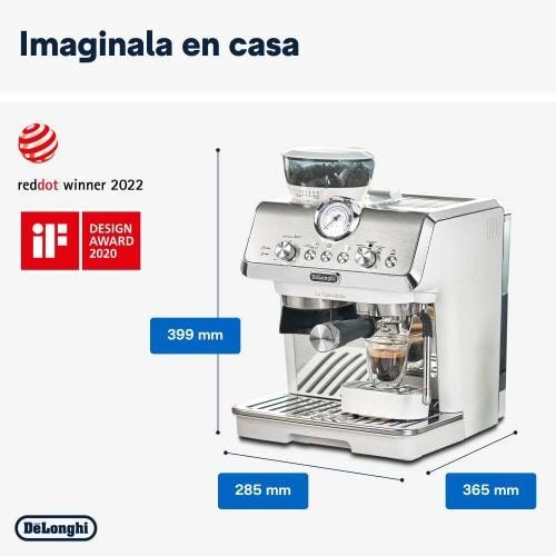 Cafetera DeLonghi Specialista Arte EC9155.W con molinillo