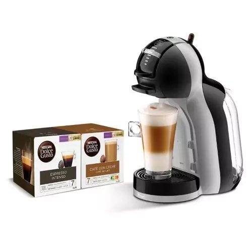 Cafetera de cápsulas DeLonghi MINI ME THERMOBLOCK ED155 + 2 PACKS DE CAFÉ DOLCE GUSTO