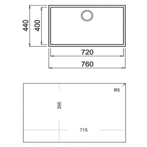 Teka SQUARE 72.40 TG  NEGRO