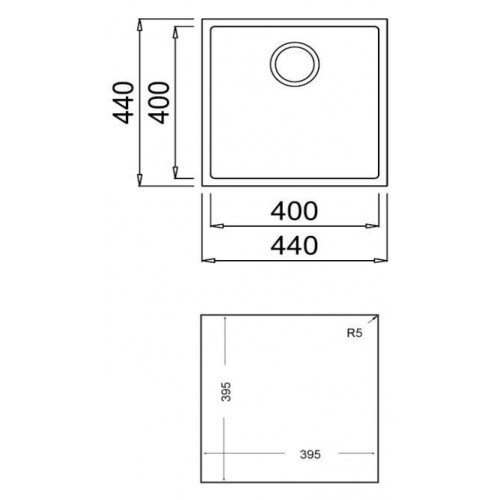 Teka SQUARE 40.40 TG  BLANCO ARTICO