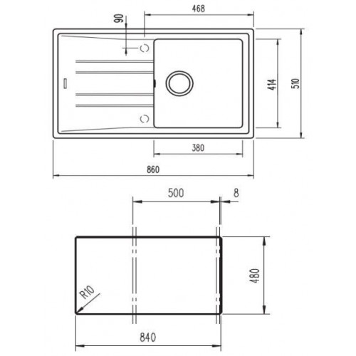 Teka STONE 50 B-TG 1C 1E V.AUTO NEGRO