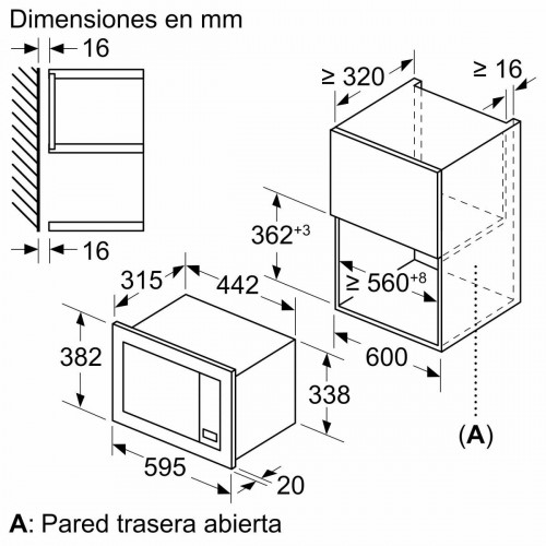 Microondas Balay 3CG6142X3