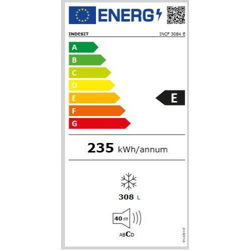 Congelador Horizontal Indesit INCF 3084 E Libre Instalación