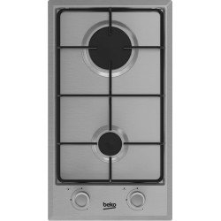 Beko HDCG 32220 FX Acero inoxidable Integrado 29 cm Encimera de gas 2 zona(s)