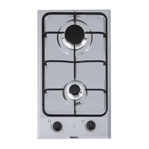 Beko HDCG 32220 FX Acero inoxidable Integrado 29 cm Encimera de gas 2 zona(s)