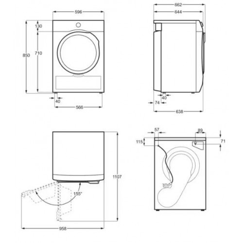SECADORA ELECTROLUX EDI618A5BO
