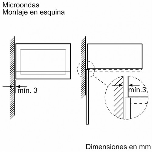Microondas integrable siemens BF525LMB1