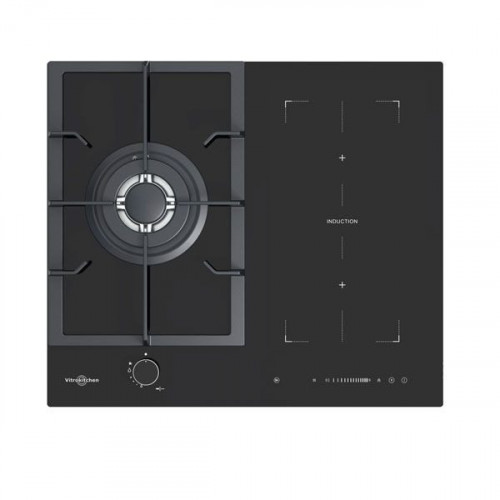 Encimera mixta gas inducción Vitrokitchen VG611NB